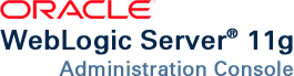 Console d'administration Oracle WebLogic Server 